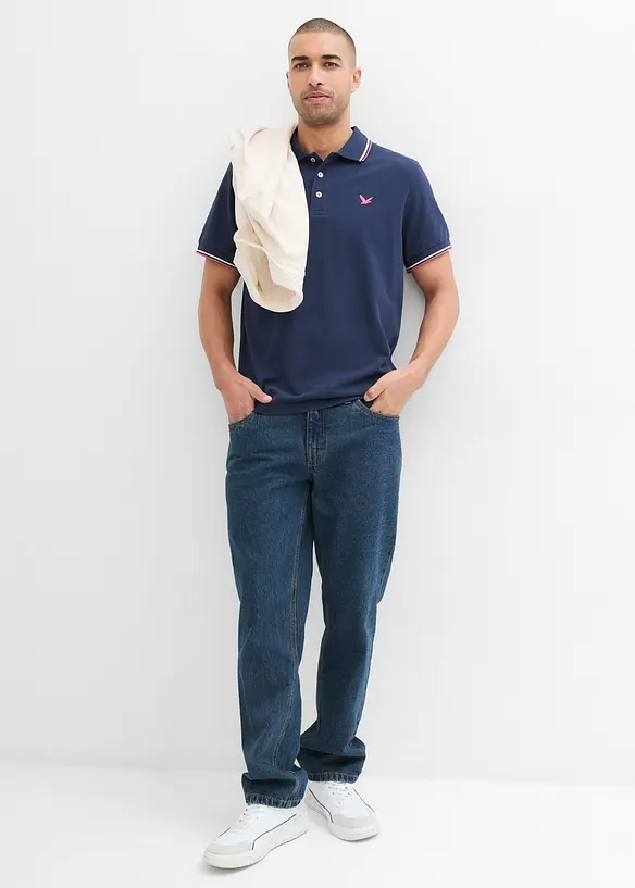 Piqué poloshirt van biologisch katoen, bonprix
