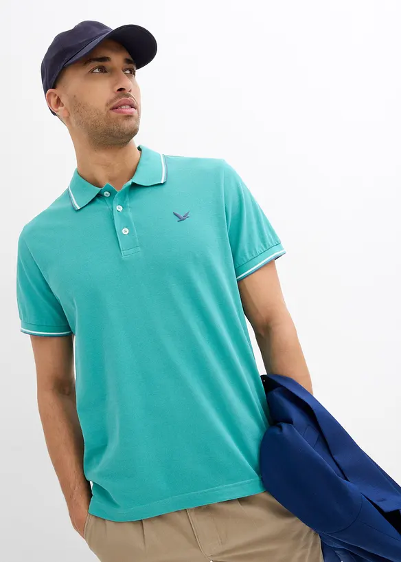 Piqué poloshirt van biologisch katoen, bonprix