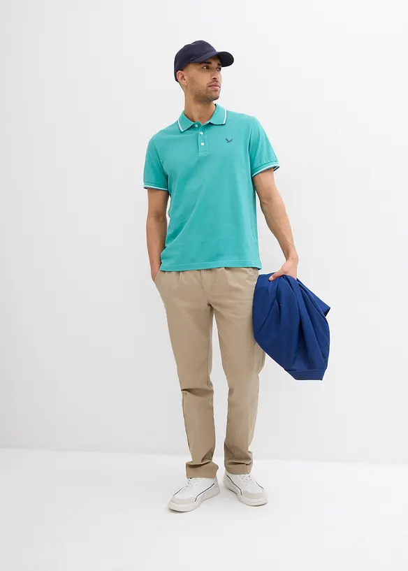 Piqué poloshirt van biologisch katoen, bonprix