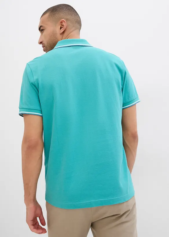 Piqué poloshirt van biologisch katoen, bonprix