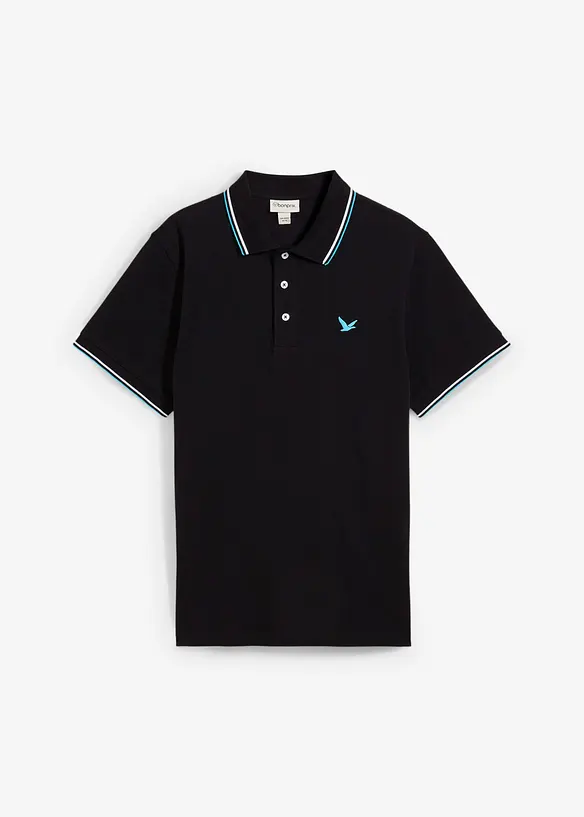 Piqué poloshirt van biologisch katoen, bonprix