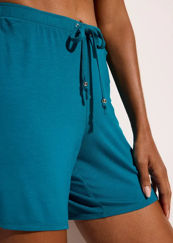 Strandshort in een soepele viscosemix, bonprix