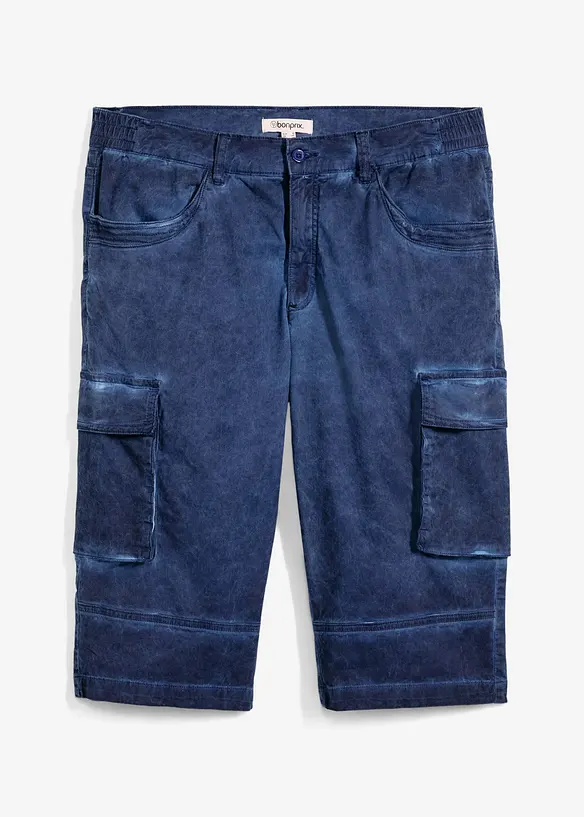 Lange cargo bermuda met comfort fit, regular fit, bonprix