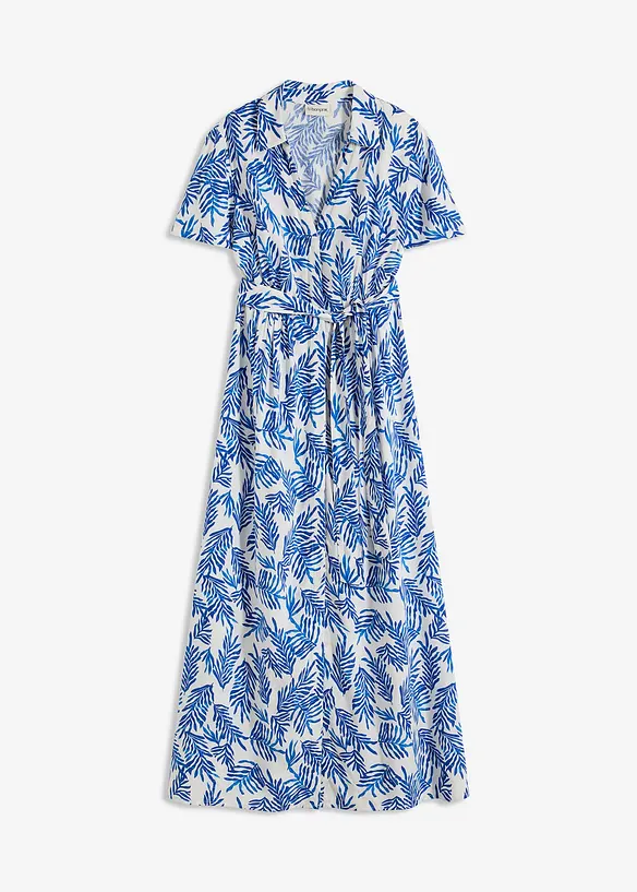 Gedessineerde maxi jurk van soepele viscose, bonprix