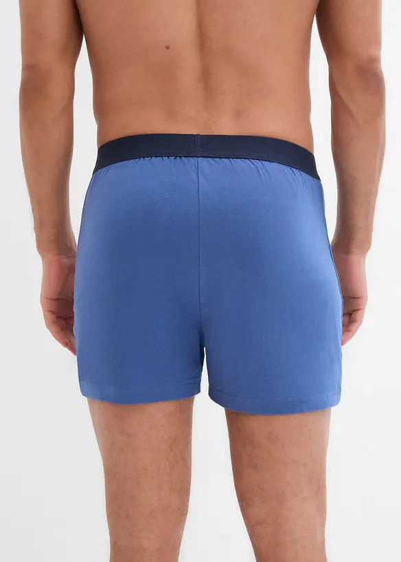 Casual jersey boxershorts van katoen (set van 4), bonprix