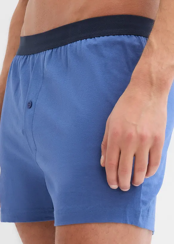 Casual jersey boxershorts van katoen (set van 4), bonprix