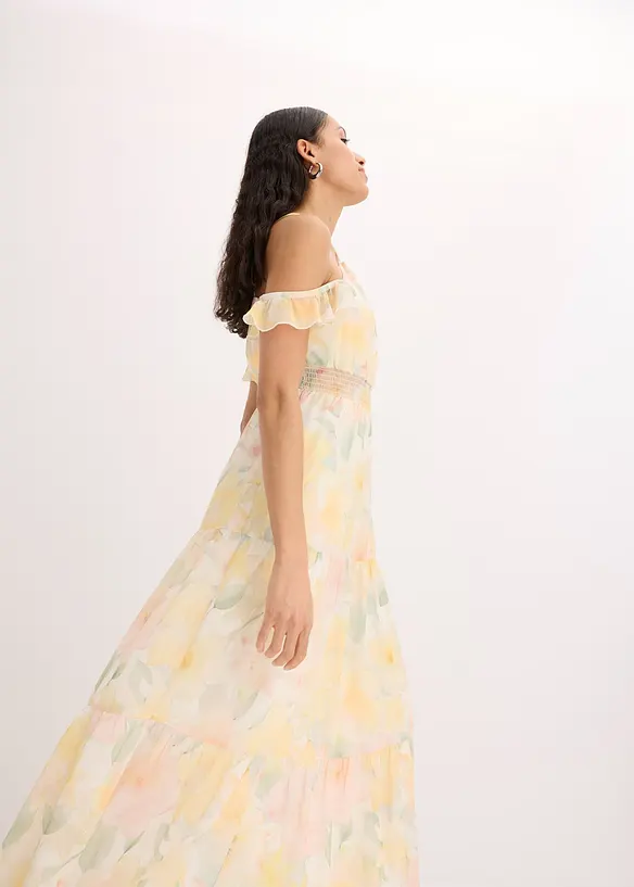 Gedessineerde maxi jurk, bonprix