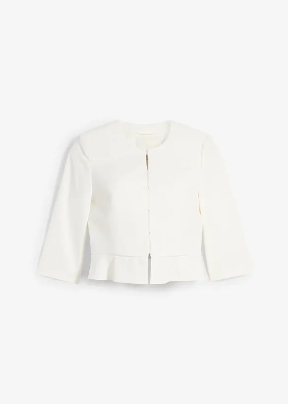 Korte zwangerschapsblazer van satijn, bonprix