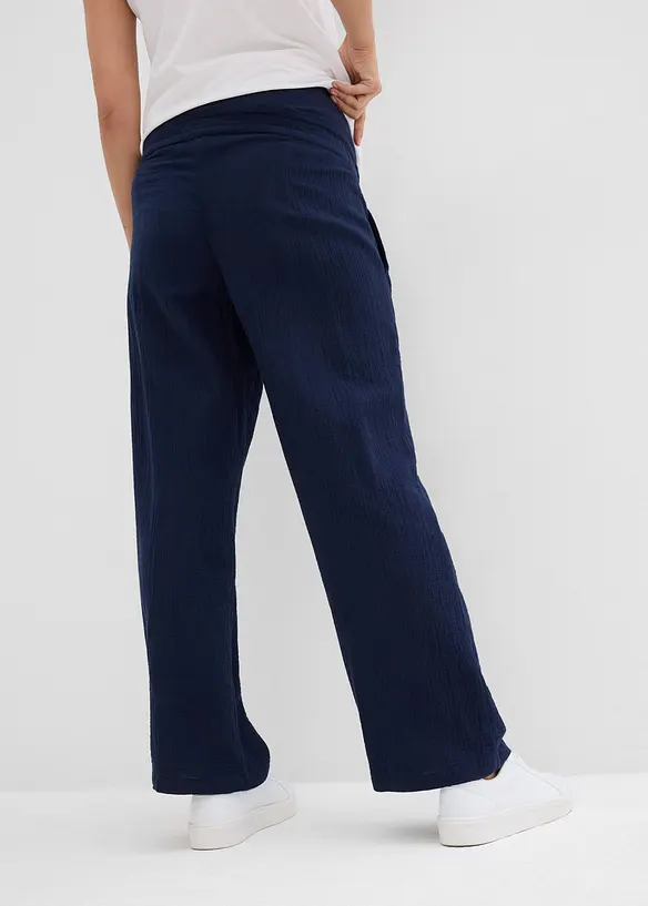 Mousseline zwangerschapsbroek, loose fit, bonprix