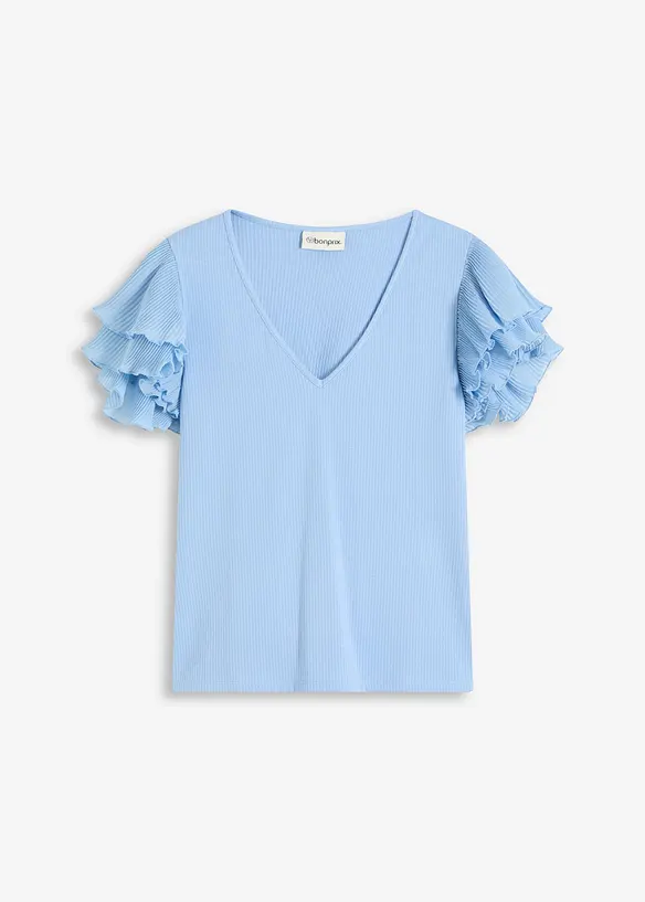 Shirt met volants, bonprix