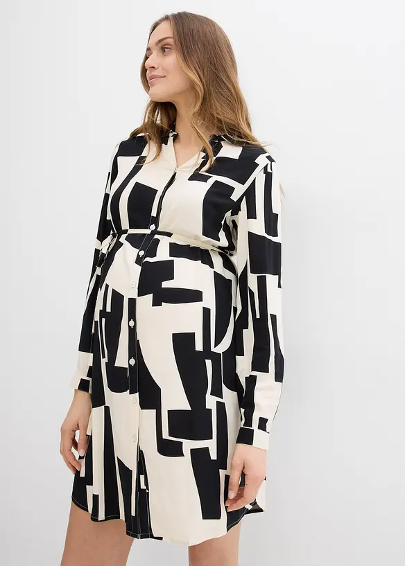 Zwangerschaps- en voedingsblouse van viscose, bonprix