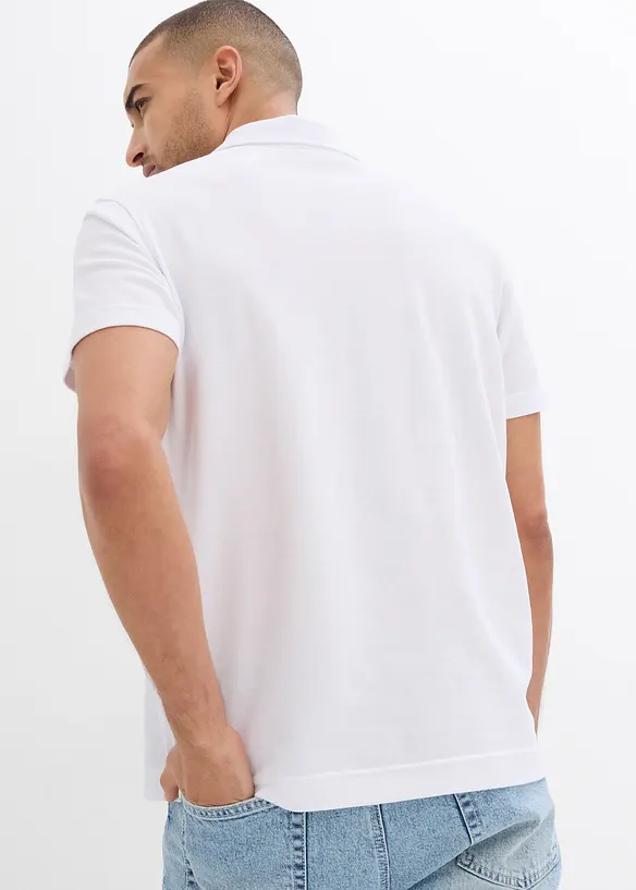 Piqué poloshirt van puur katoen (set van 2), bonprix