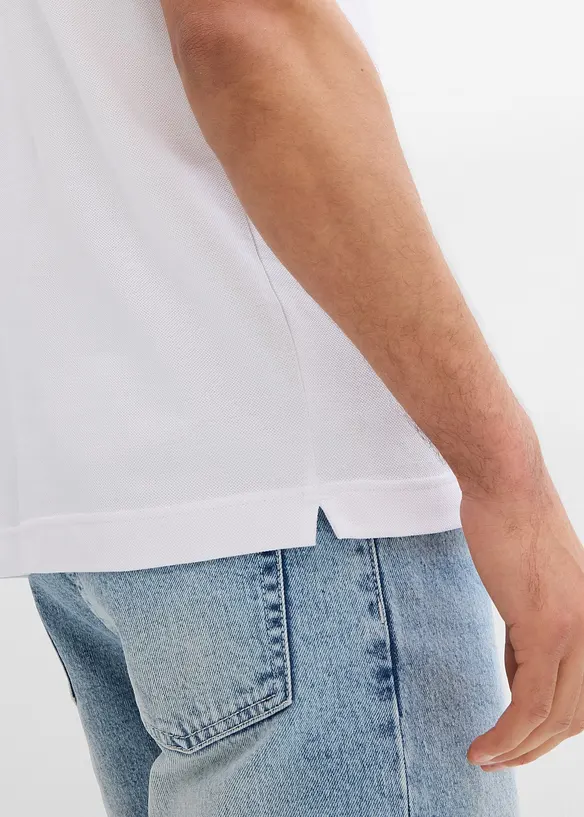 Piqué poloshirt van puur katoen (set van 2), bonprix