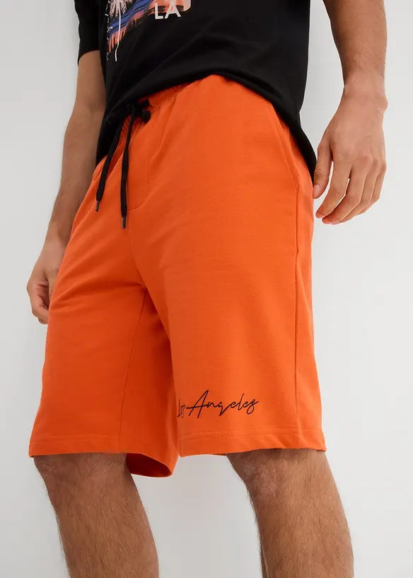 T-shirt en sewat bermuda (2-dlg. set), bonprix