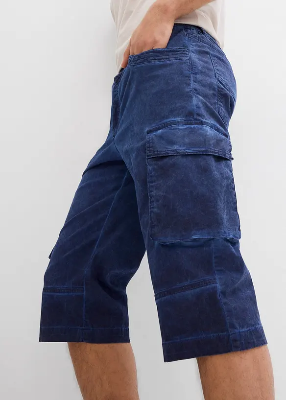 Lange cargo bermuda met comfort fit, regular fit, bonprix