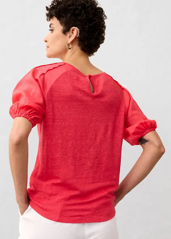 T-shirt met ballonmouwen, bonprix
