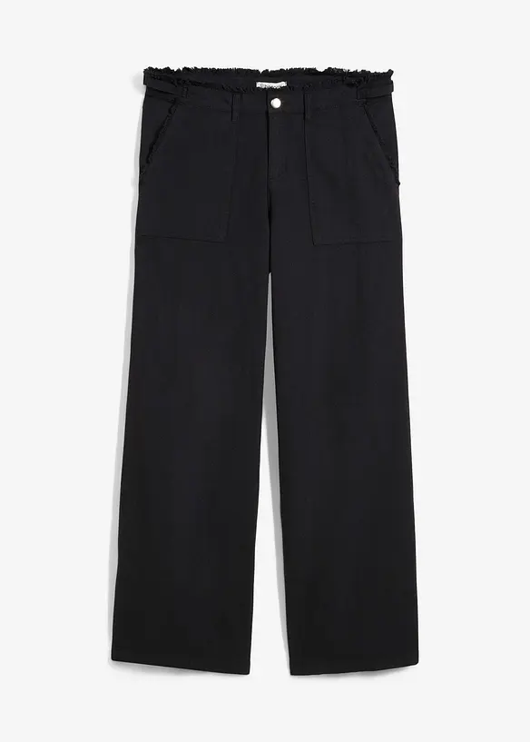 Marlene Dietrich broek in een luchtige linnenmix, bonprix