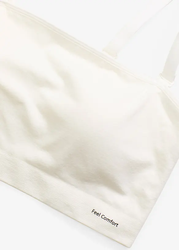 Naadloze Feel Comfort bandeau bh met gevulde cups en afneembare shouderbandjes, bonprix