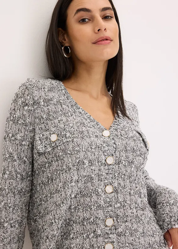 Bouclé vest, bonprix