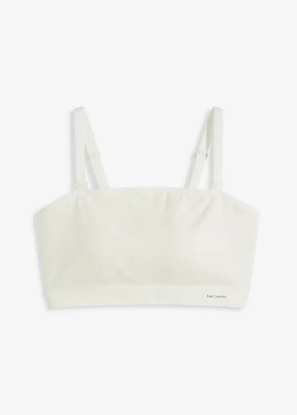 Naadloze Feel Comfort bandeau bh met gevulde cups en afneembare shouderbandjes, bonprix