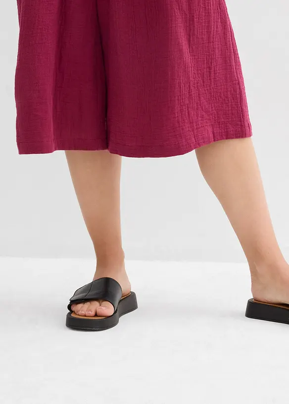 Capri broek van mousseline, bonprix