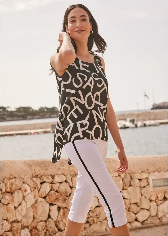 Blousetop van soepele viscose, bonprix