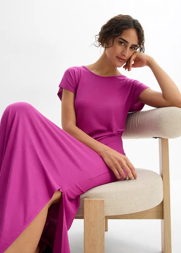 Jersey jurk van een soepele viscose-elastanmix, bonprix