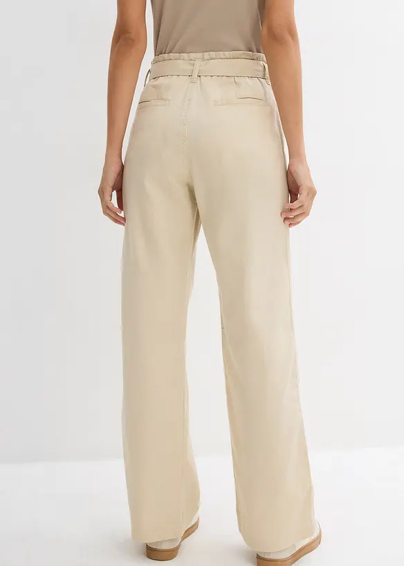 7/8 broek met comfortband van puur katoen, bonprix