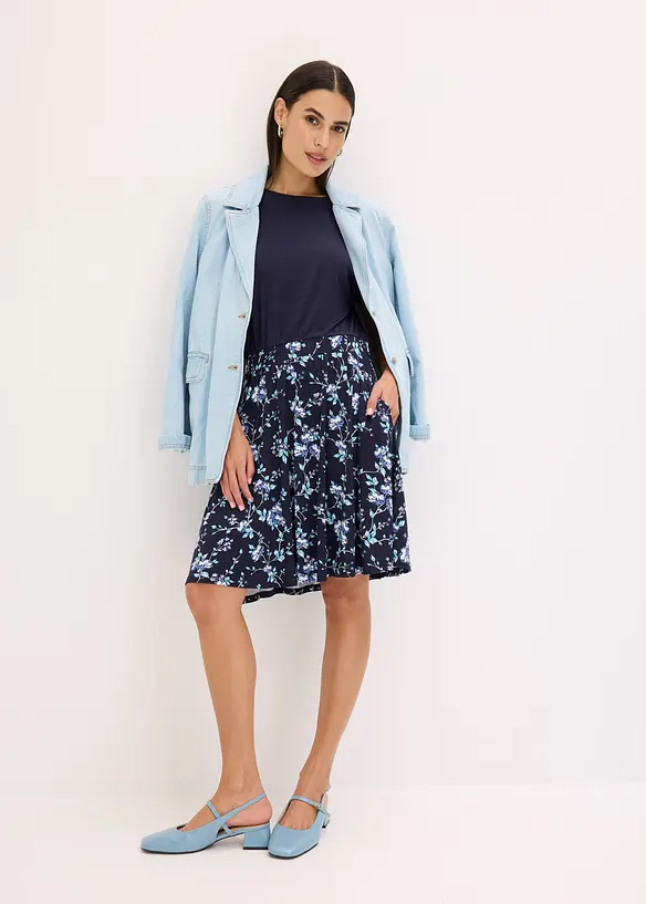 Jersey jurk van een viscosemix, bonprix