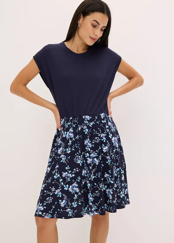 Jersey jurk van een viscosemix, bonprix