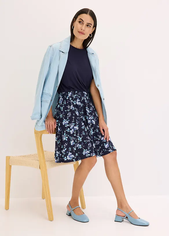 Jersey jurk van een viscosemix, bonprix