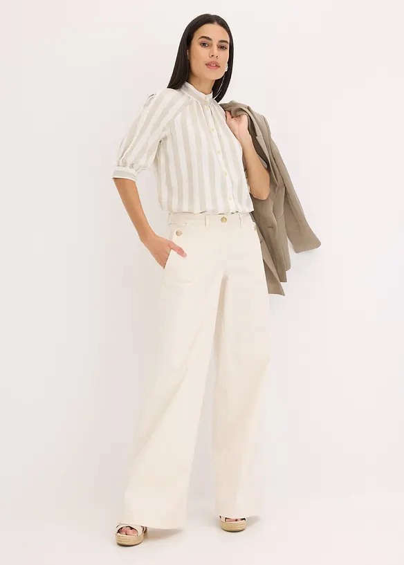 Gestreepte blouse, bonprix
