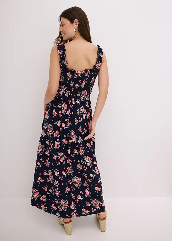 Gedessineerde maxi jurk, bonprix