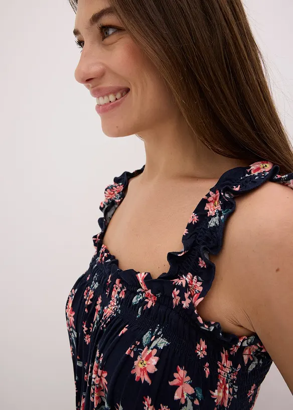 Gedessineerde maxi jurk, bonprix
