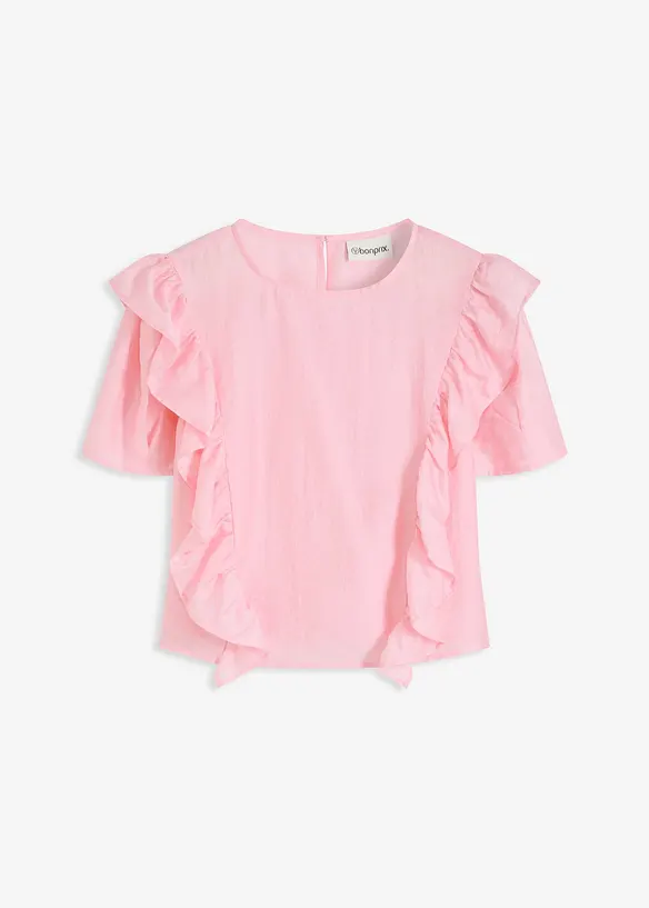 Blouse met volants, bonprix
