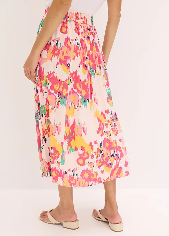 Gedessineerde midi rok, bonprix