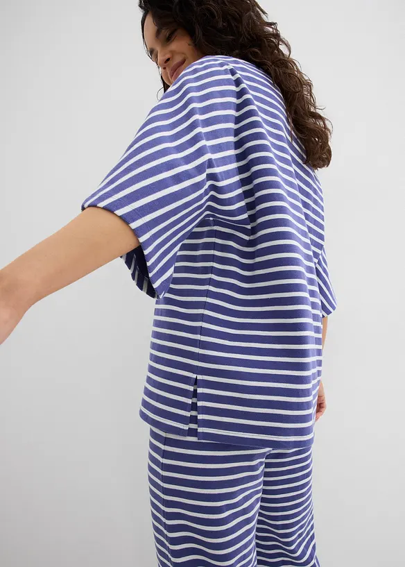 Oversized sweater van katoen, bonprix