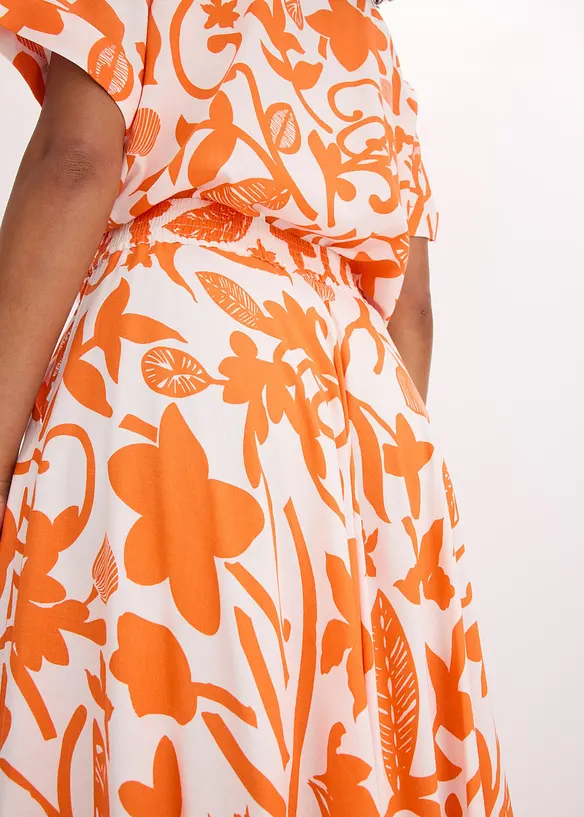 Maxirok van soepele viscose, bonprix