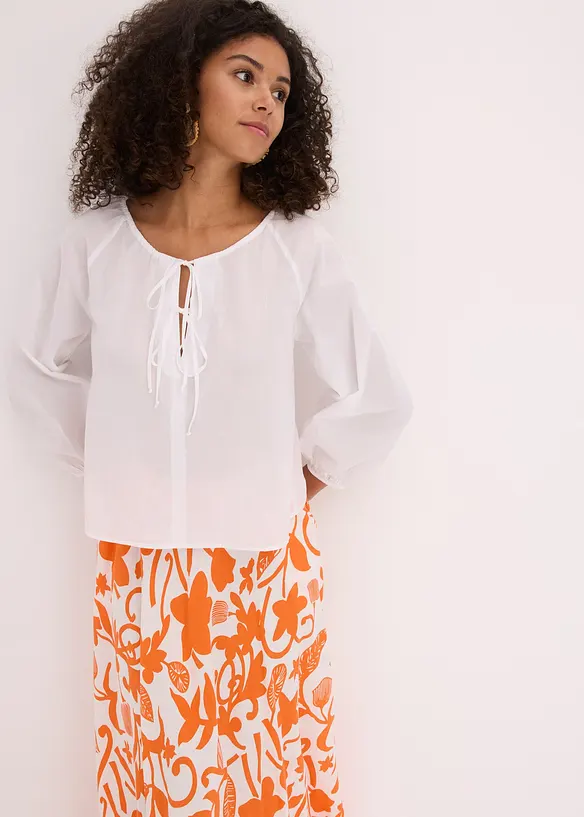 Blouse van biologisch katoen, bonprix