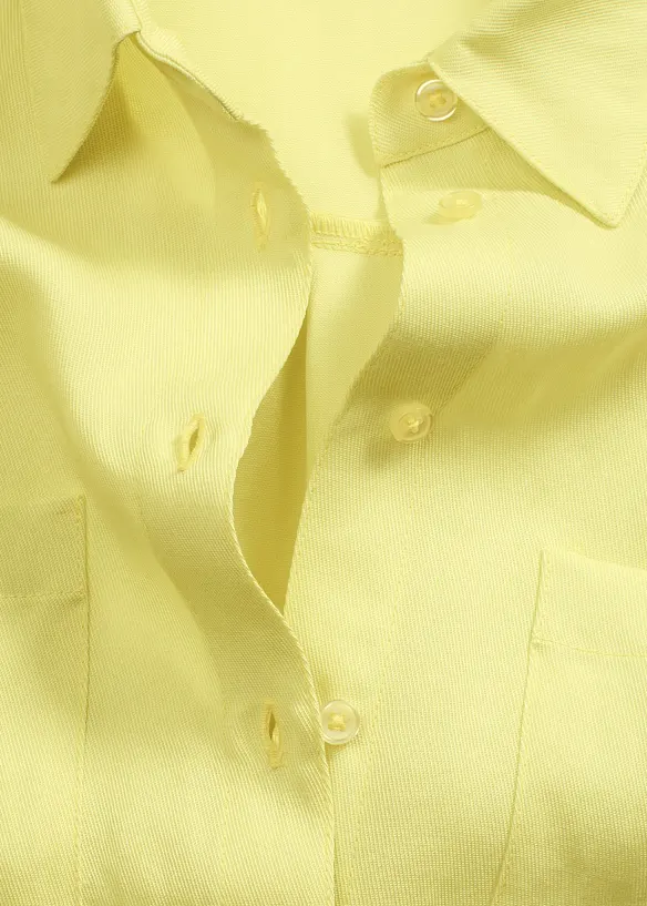 Overhemdblouse van een soepele Lyocellmix, bonprix