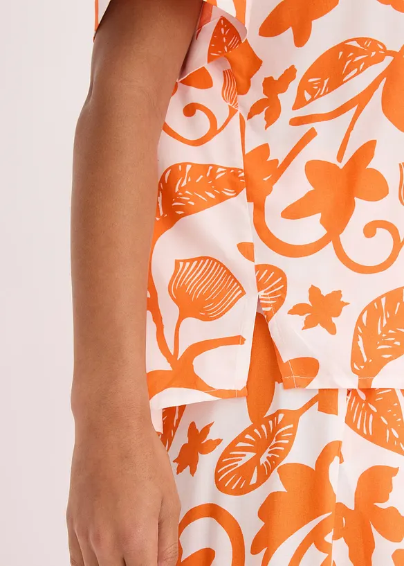 Gedessineerde tuniekblouse van soepele viscose, bonprix