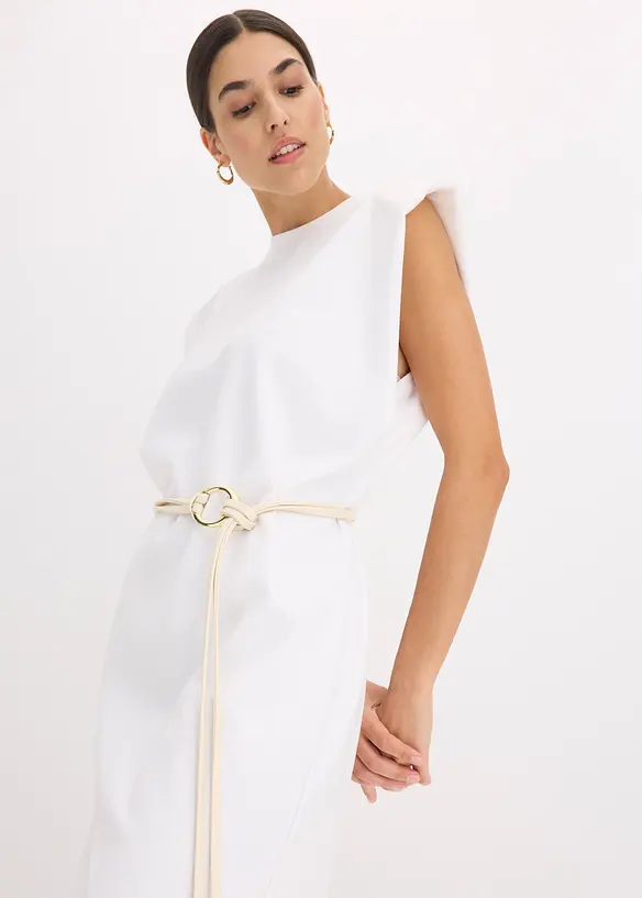 Mini jurk met oversized schouders, bonprix