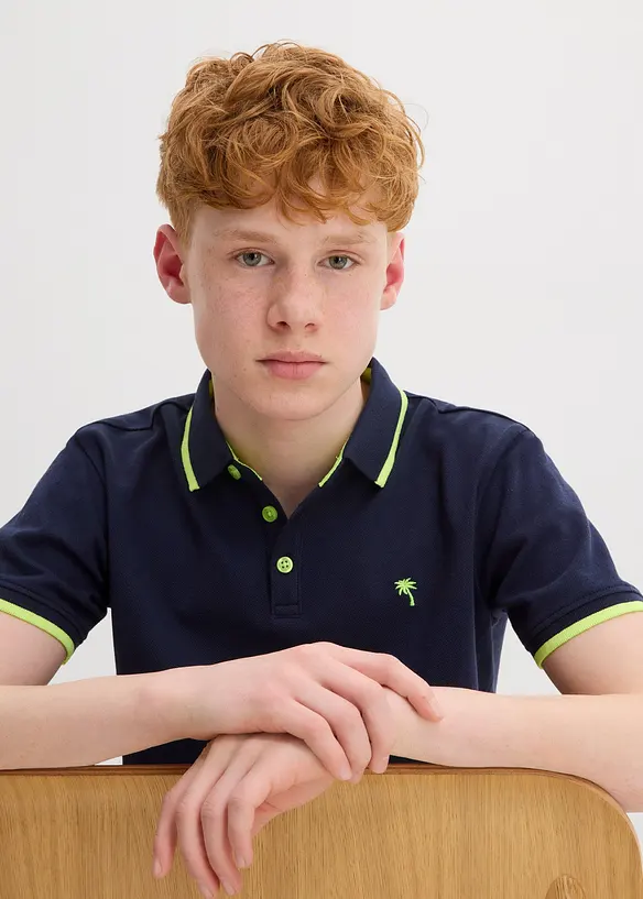 Piqué poloshirt van katoen, bonprix