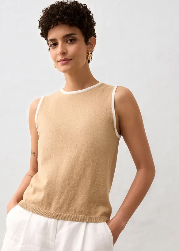 Gebreide tanktop, bonprix