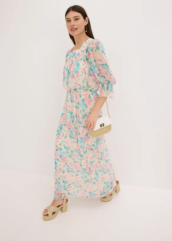 Maxi jurk van chiffon, bonprix