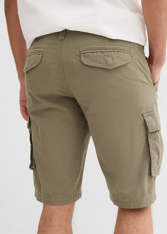 Cargo bermuda van katoen, relaxed fit, bonprix
