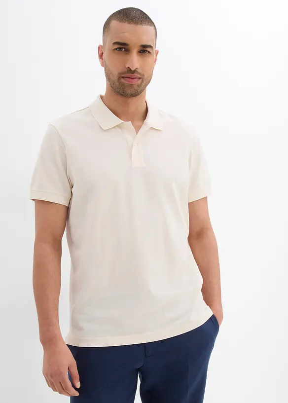 Piqué poloshirt van biologisch katoen, bonprix