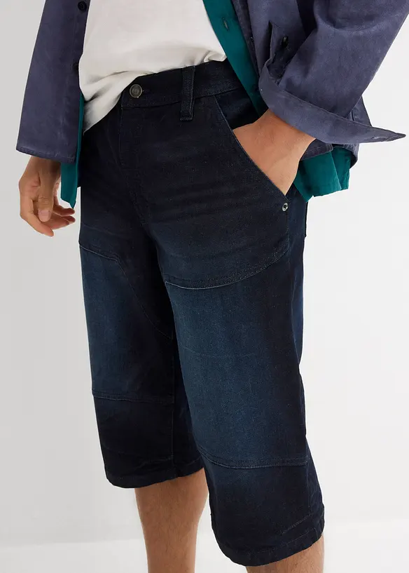 Lange jeans bermuda, regular fit, bonprix