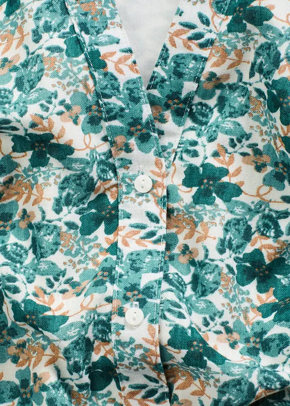 Jurk in linnen look, bonprix