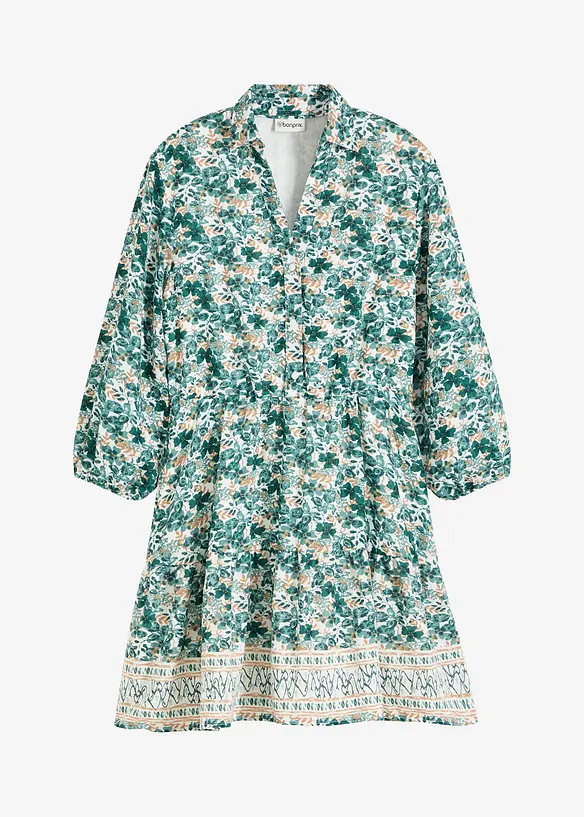 Jurk in linnen look, bonprix